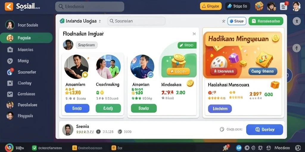 Karakter-karakter unik yang dapat dipilih.