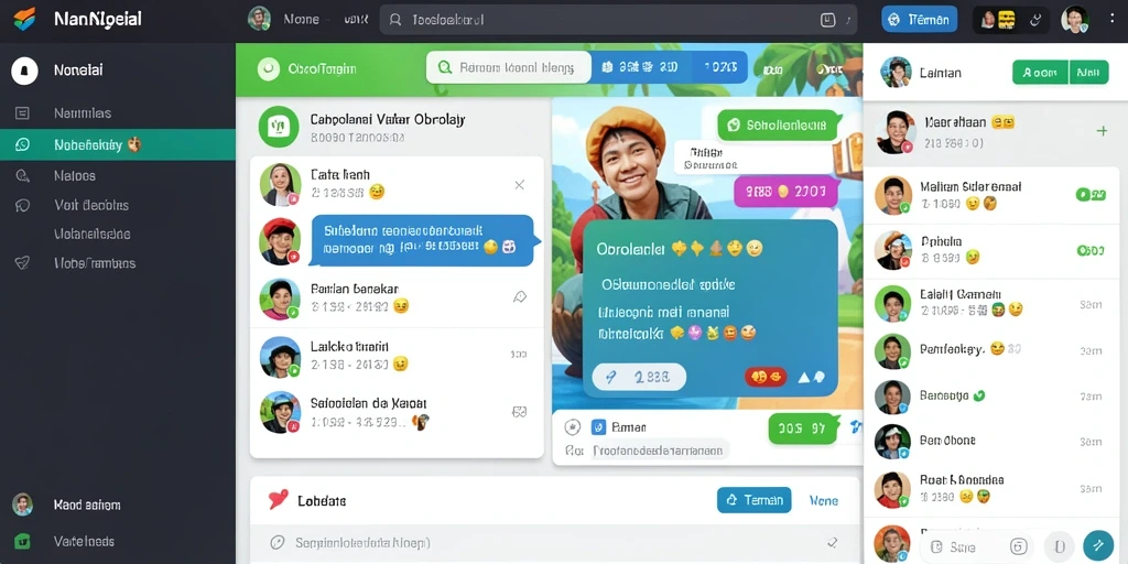 Layar permainan dengan grafis yang memukau dan responsif.