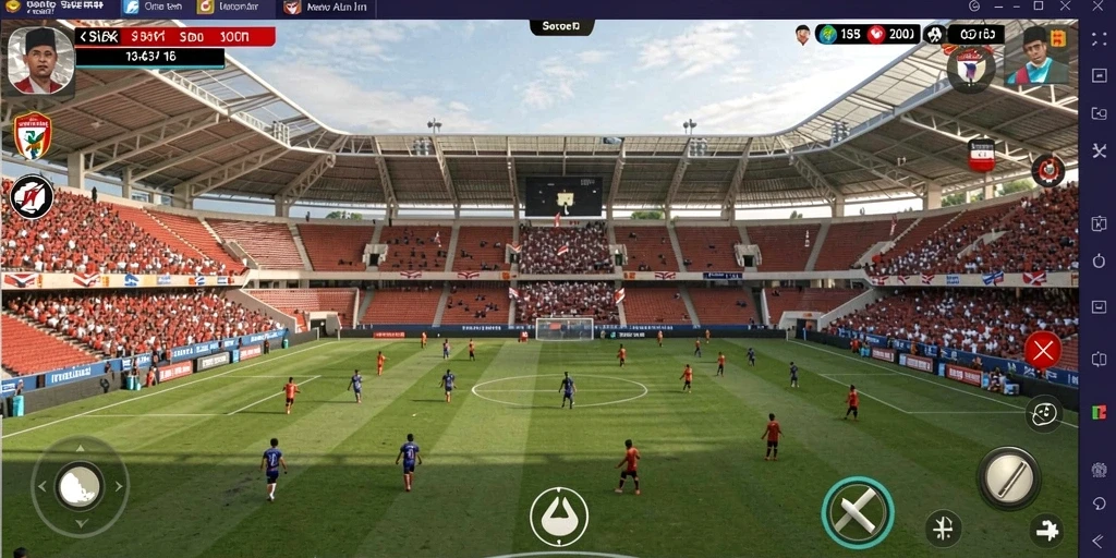Fitur multiplayer saat bermain dengan teman-teman.