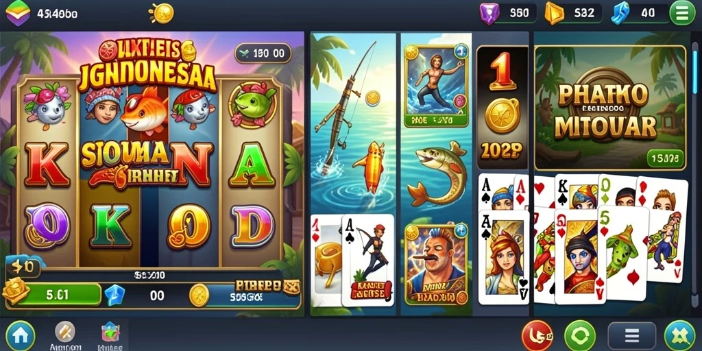 Screenshot menu hadiah yang penuh dengan bonus menarik.